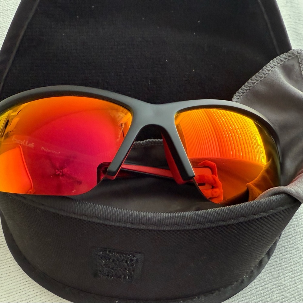 Bolle Black and Orange Performance Sunglasses